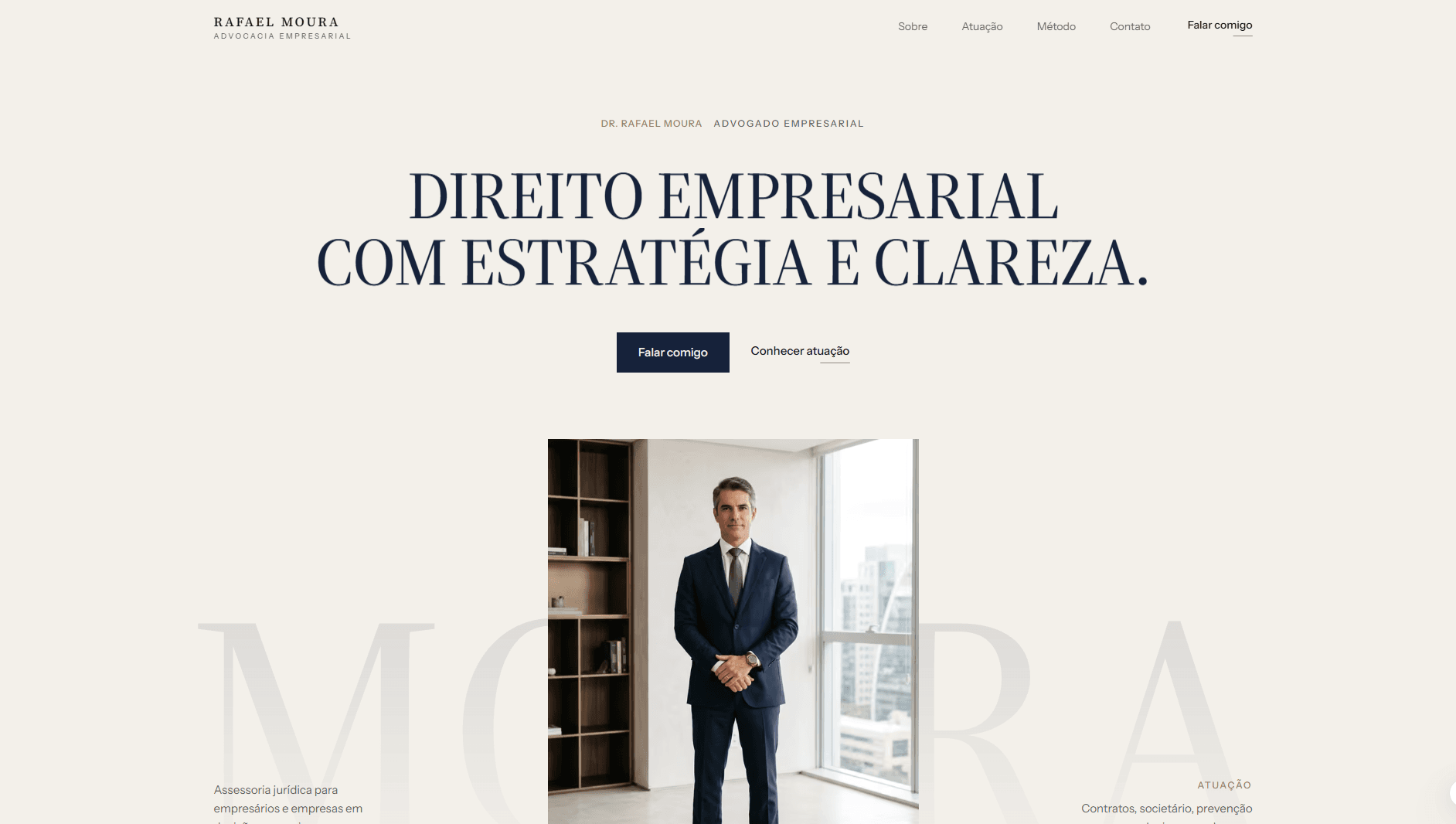Prévia do site Dr. Rafael Moura